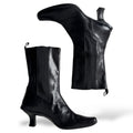 DONALD J PLINER KITTEN HEEL BOOTS
