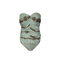 GREEN AND BROWN BODYSUIT