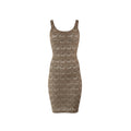 BEIGE KNITTED DRESS