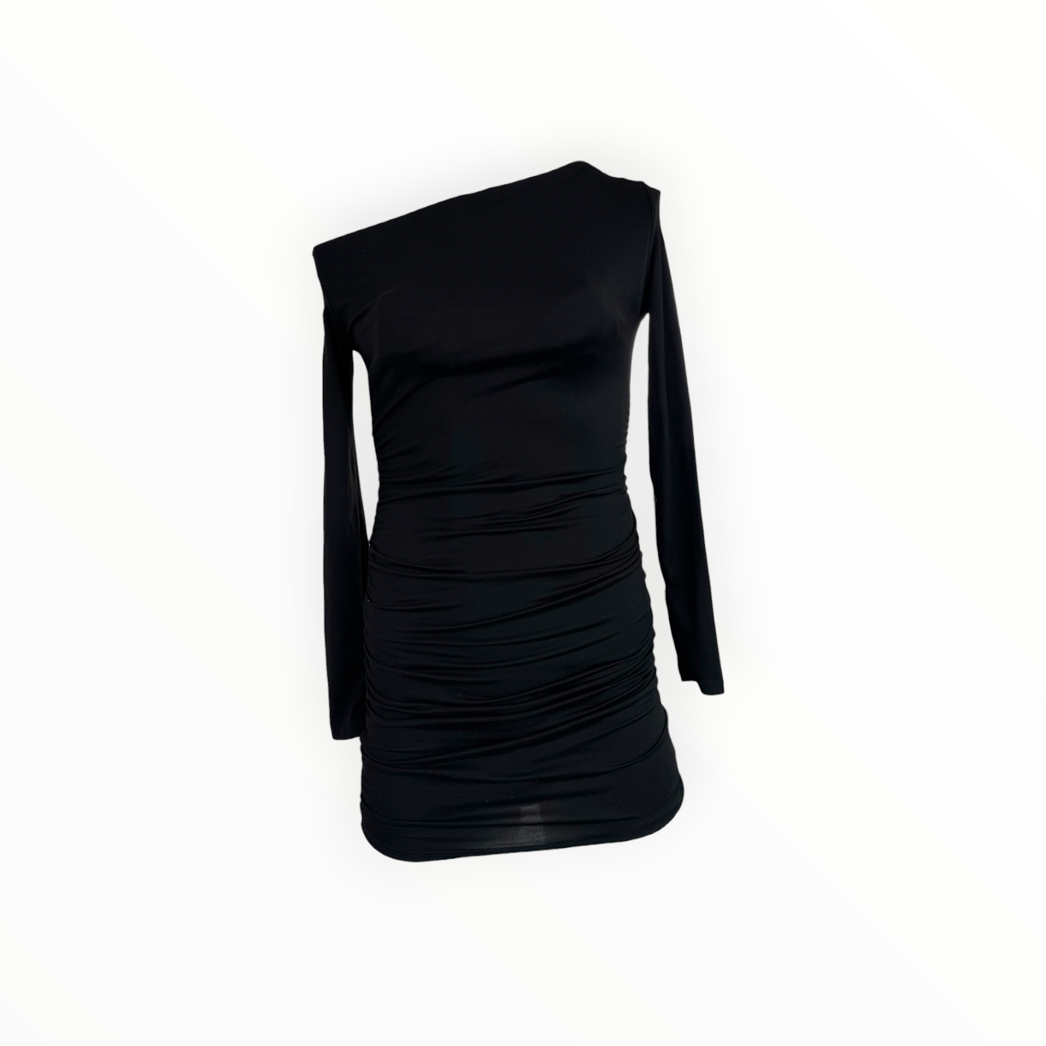 BLACK OFF SHOULDER DRESS