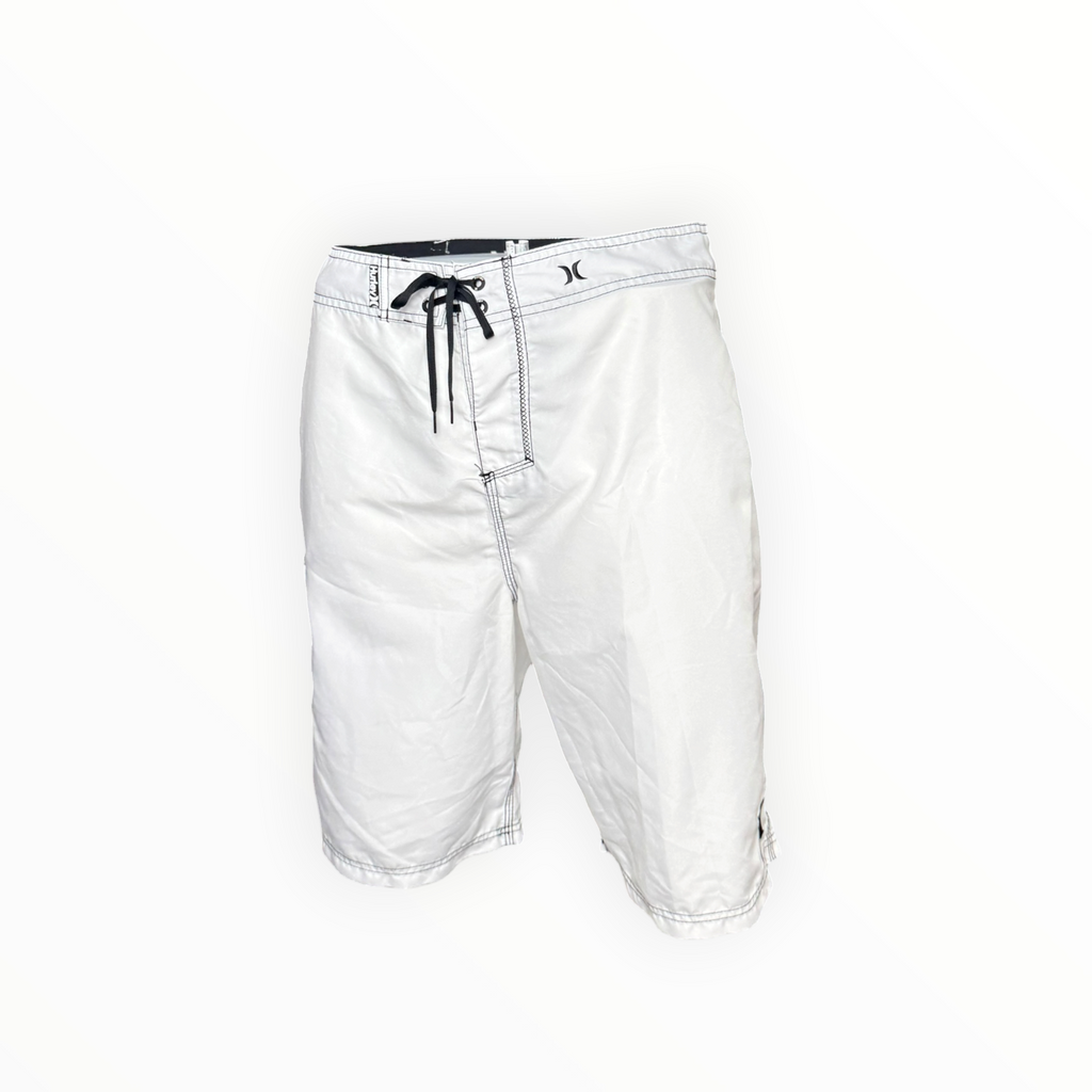 HURLEY WHITE BOARD-SHORTS