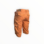 ORANGE CARGO SHORTS