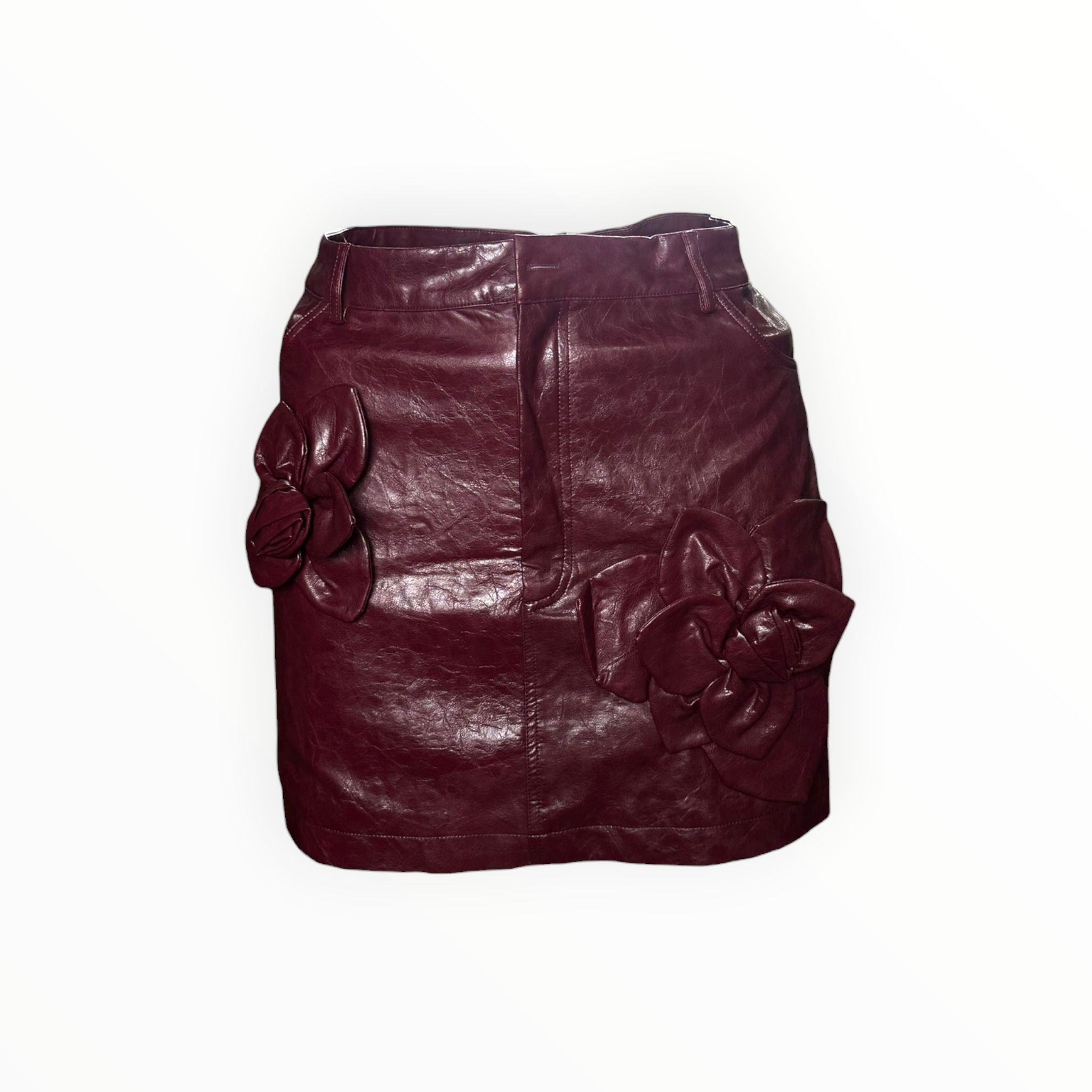 ANEWSTA LEATHER SKIRT