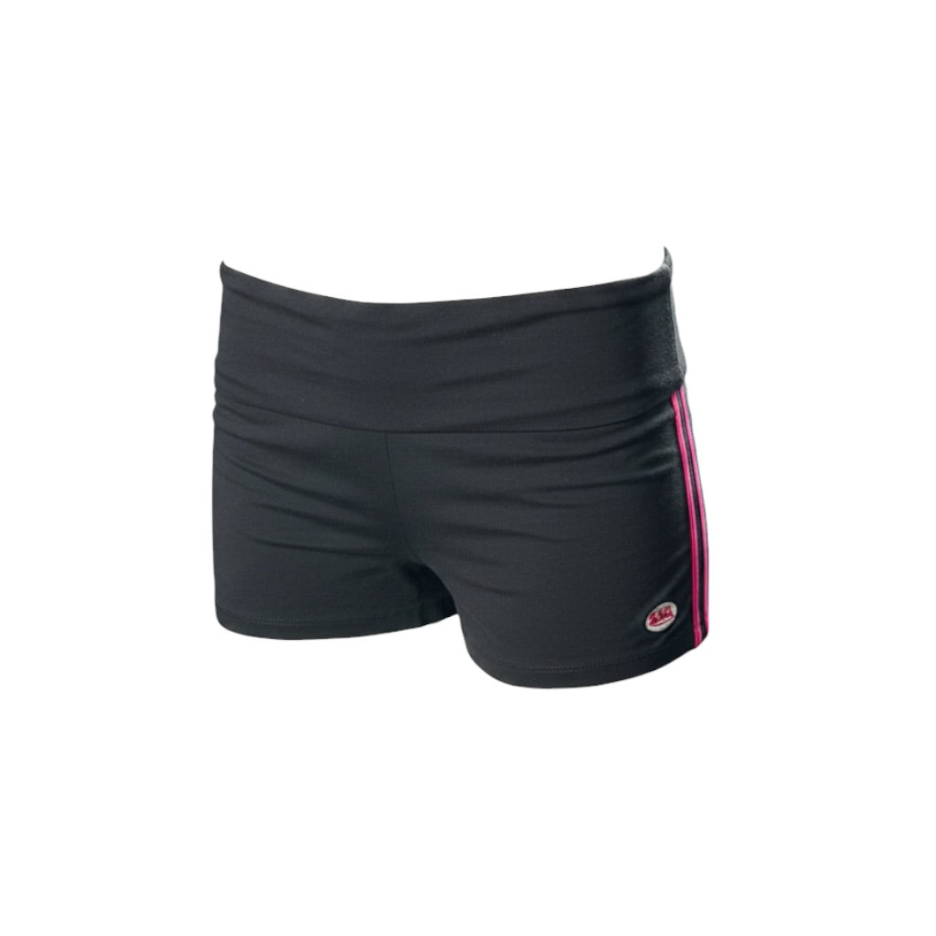 VON DUTCH HOTPINK AND BLACK MICRO SHORTS