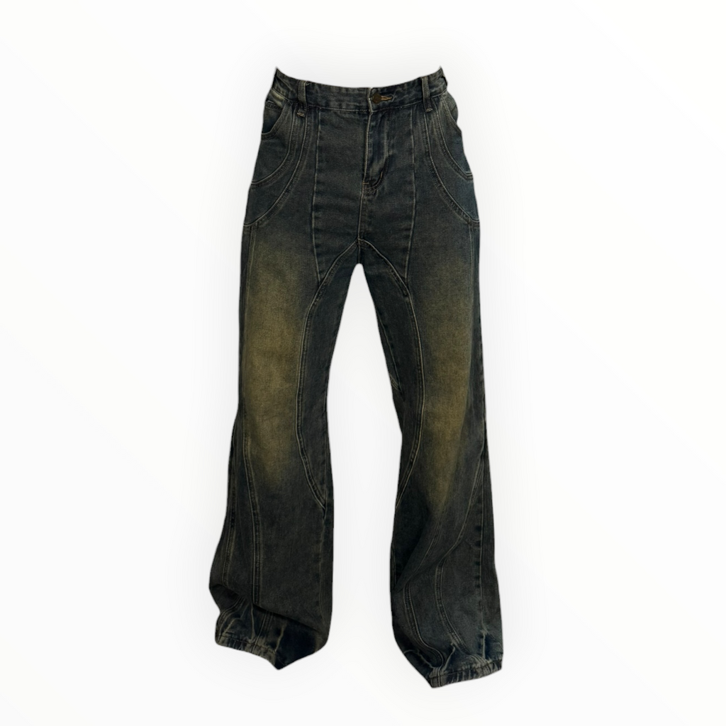WIDE LEG LIGHT WASH