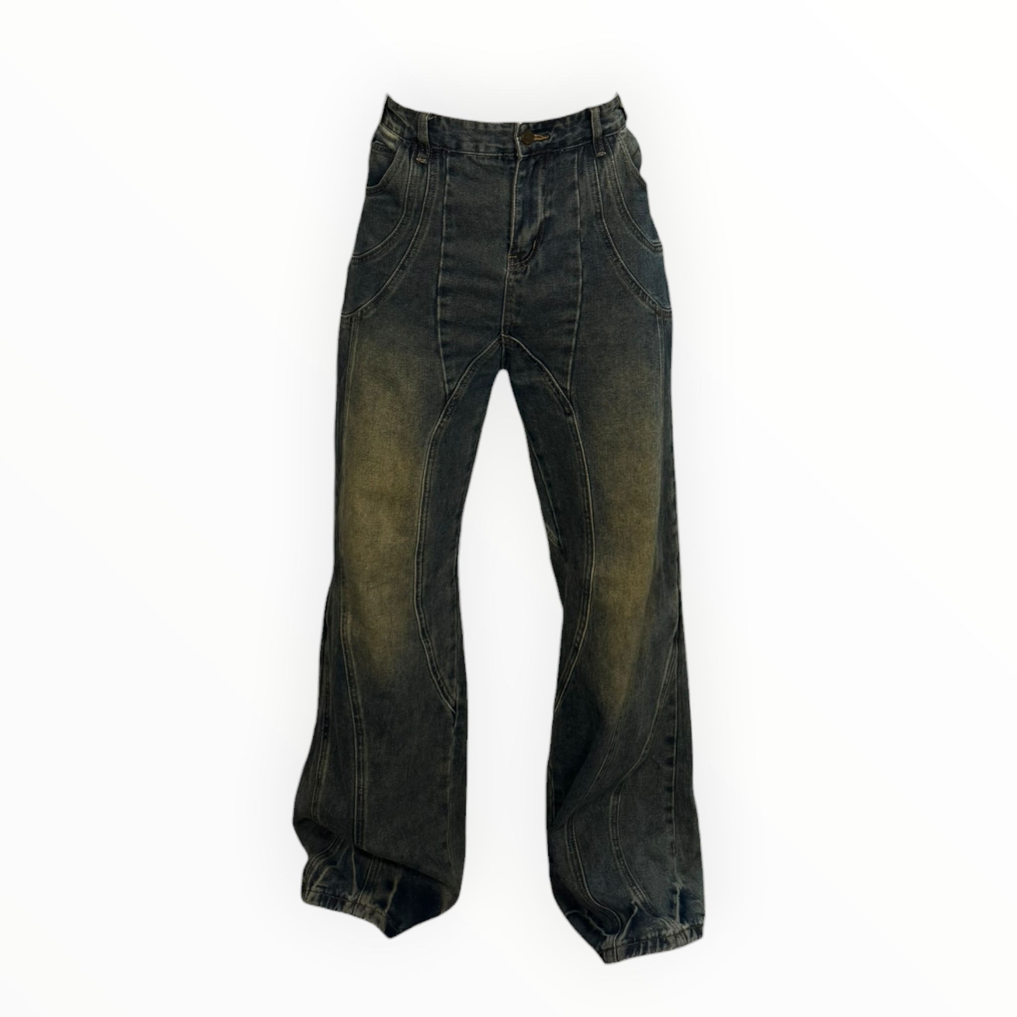 WIDE LEG LIGHT WASH