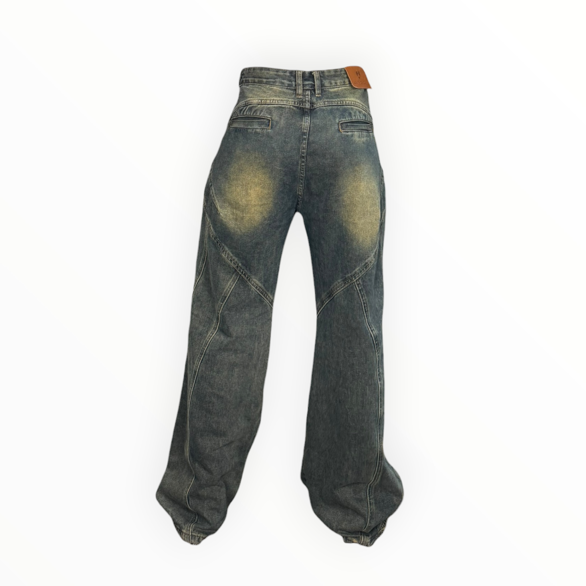 WIDE LEG LIGHT WASH