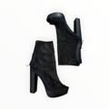 MESH PLATFORM HEELS