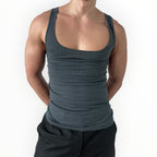 GREY SKIN TIGHT TANK
