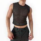 GILDED INTENT MESH TANK