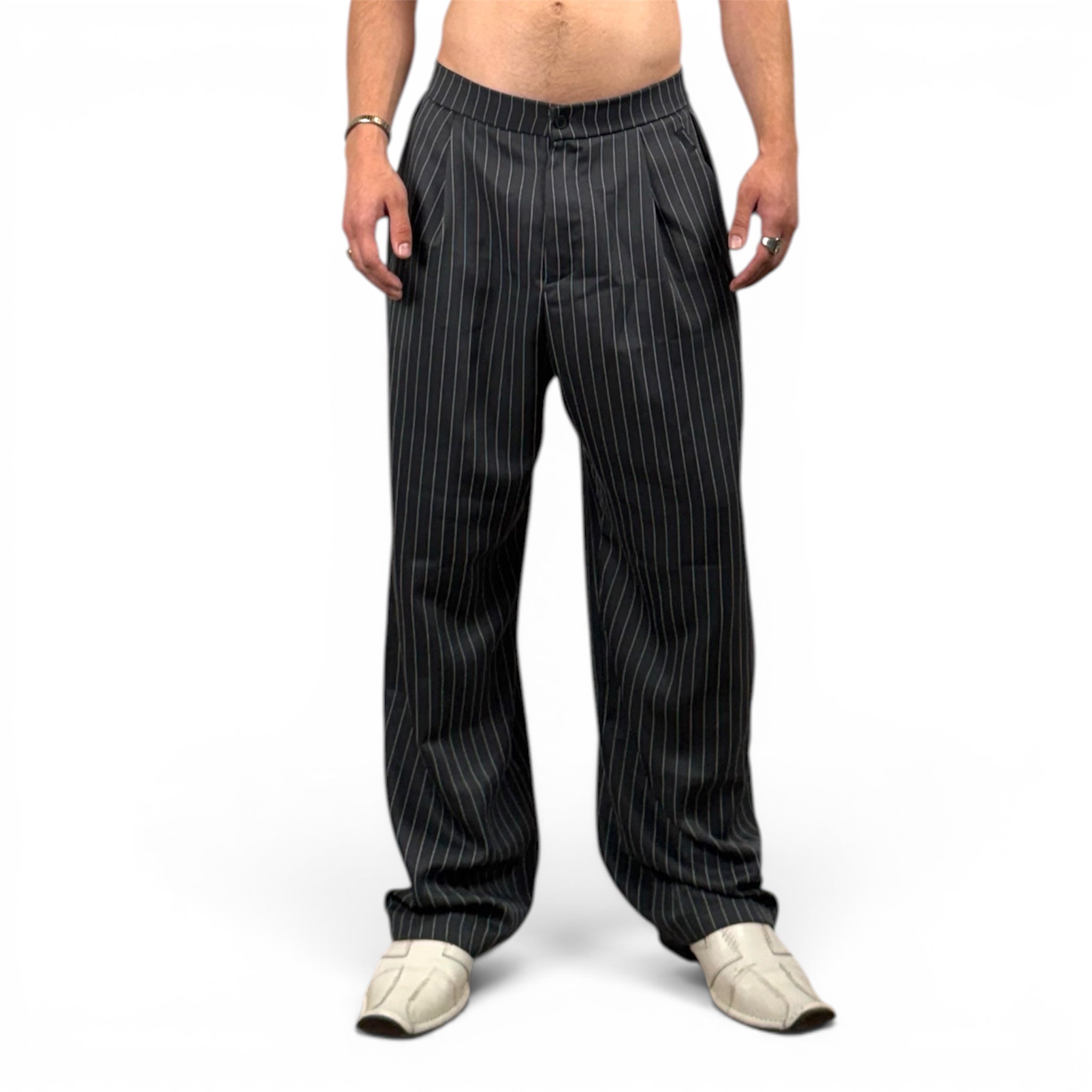 COMFY STRIPED DRESS PANTS