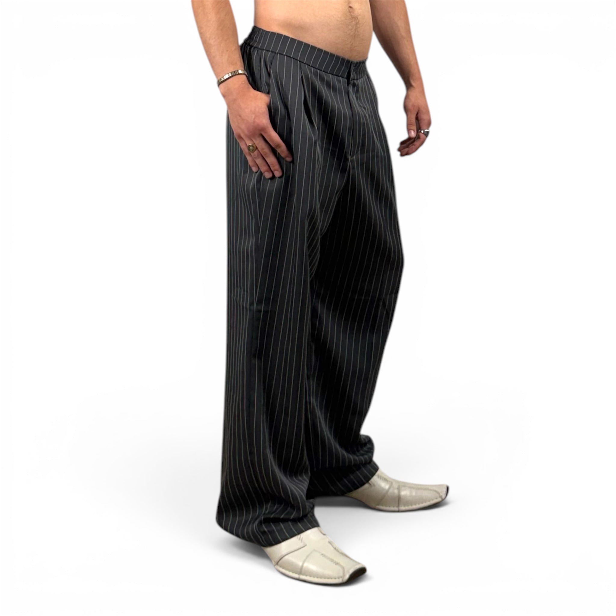 COMFY STRIPED DRESS PANTS