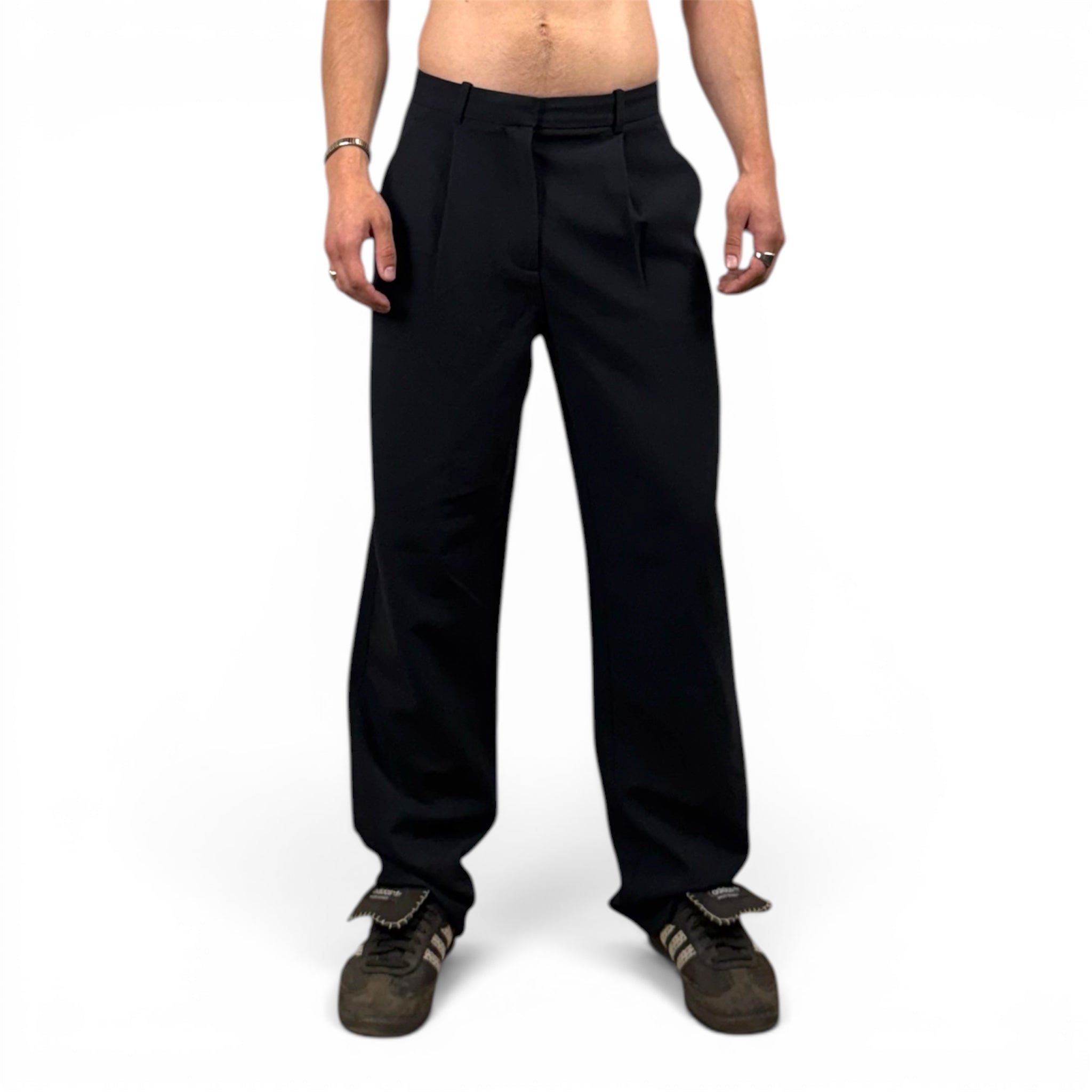 STRAIGHT LEG TROUSERS