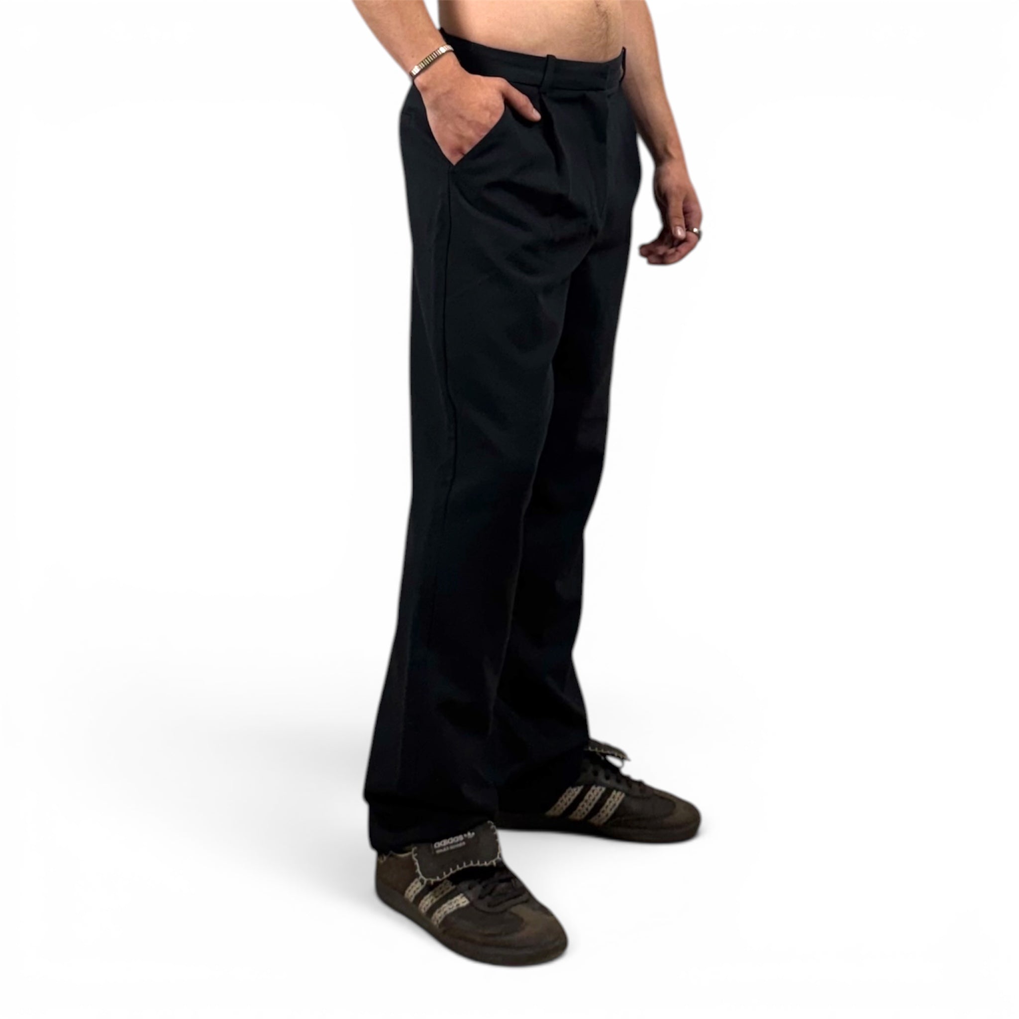STRAIGHT LEG TROUSERS