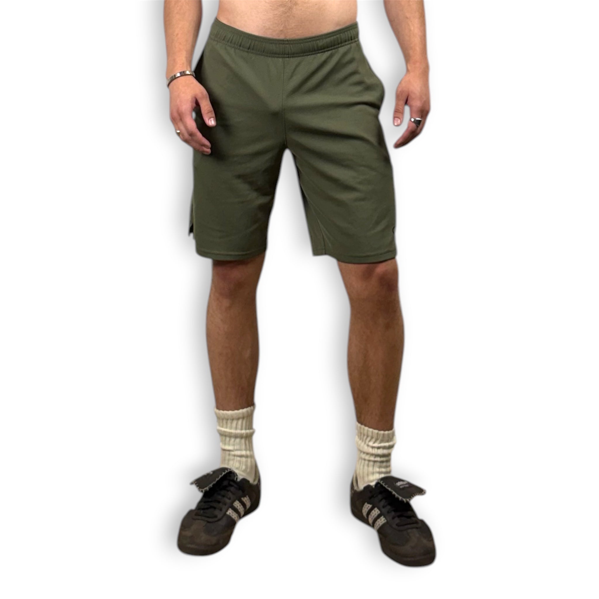 GREEN 10" SHORTS