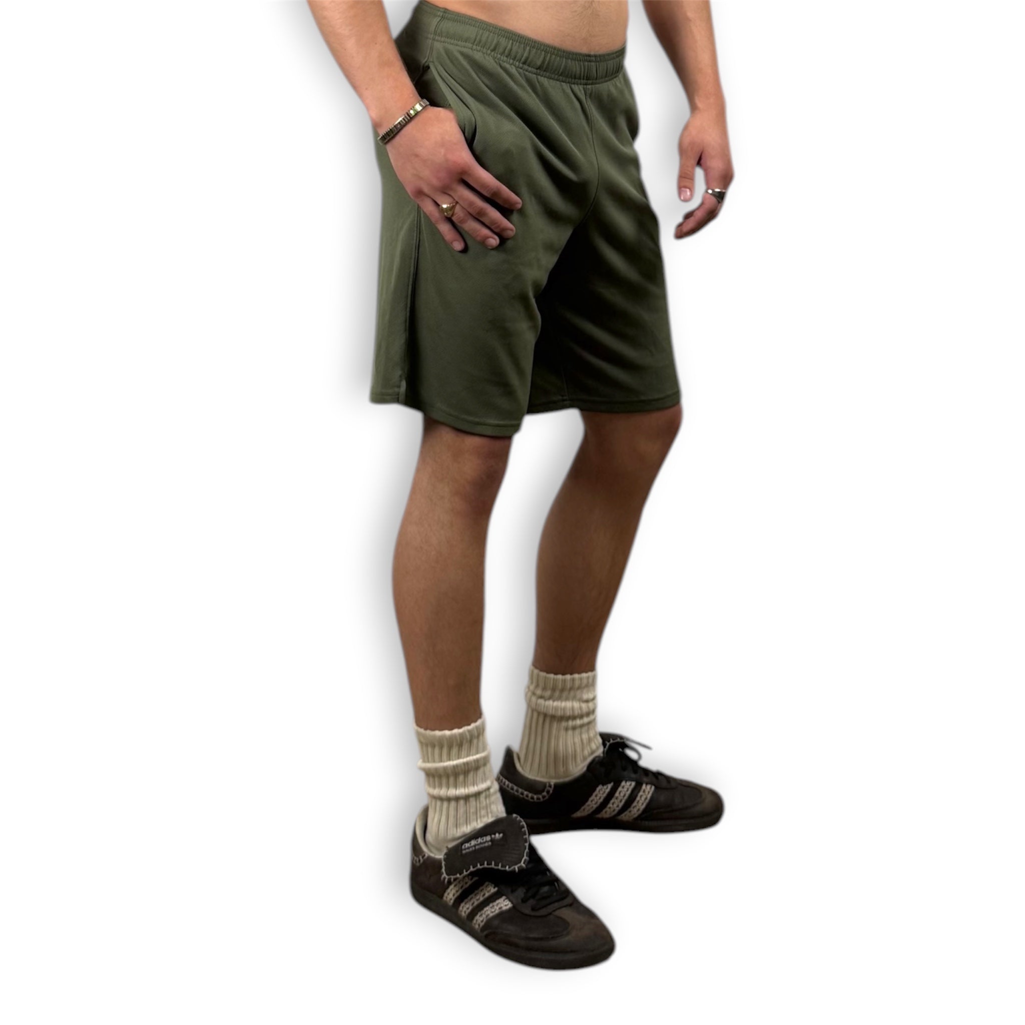 GREEN 10" SHORTS