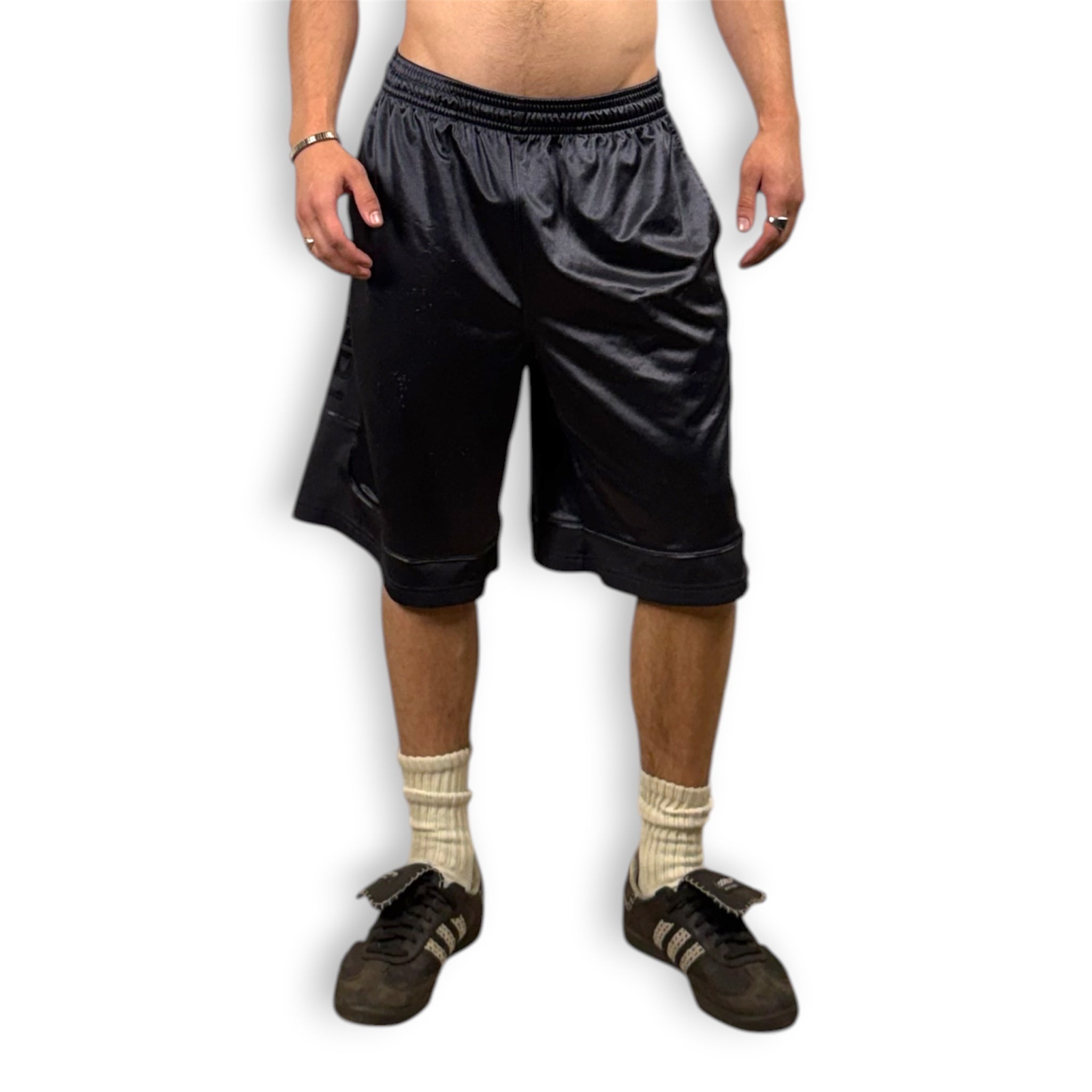 SHINY BASKETBALL SHORTS
