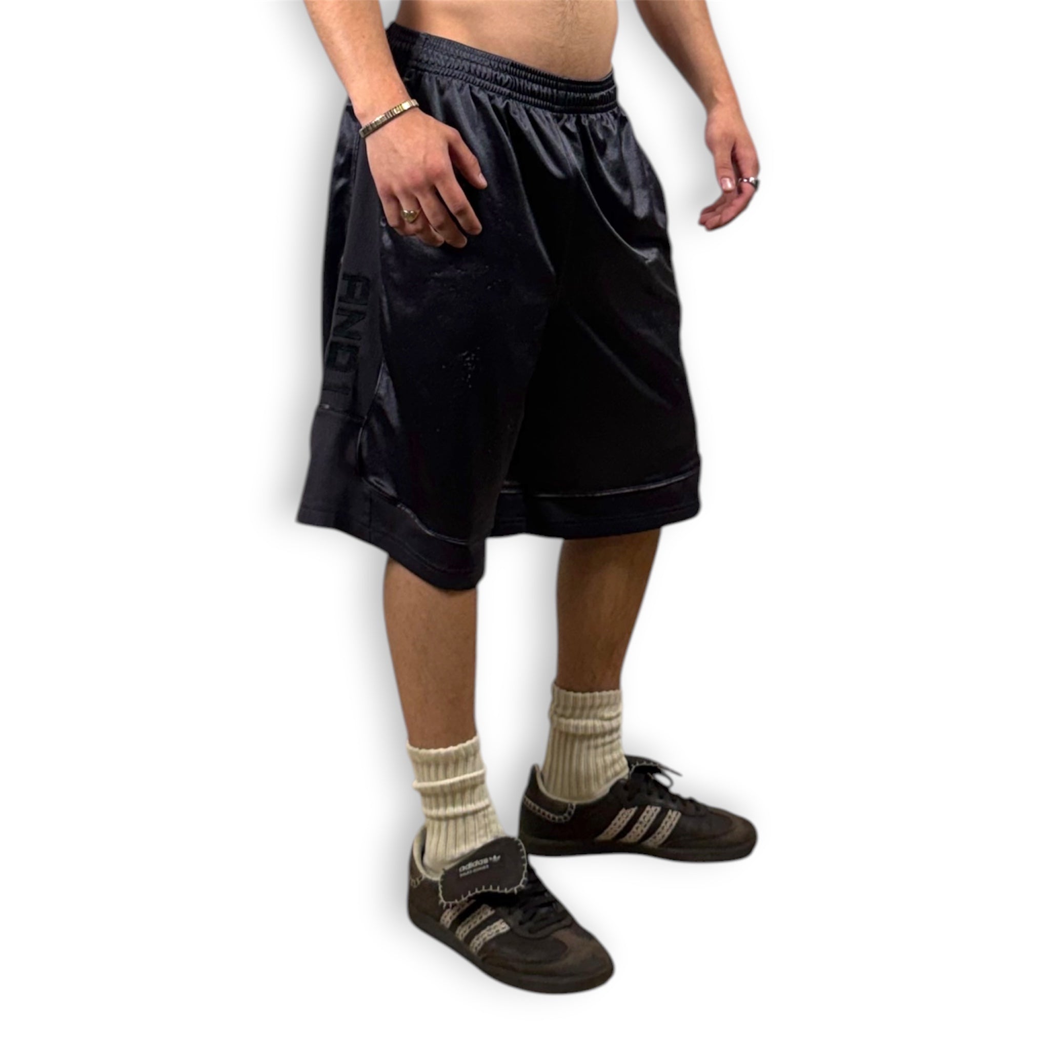 SHINY BASKETBALL SHORTS