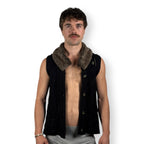 KNITTED FUR VEST
