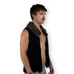 KNITTED FUR VEST