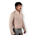 PINK CROPPED KNIT