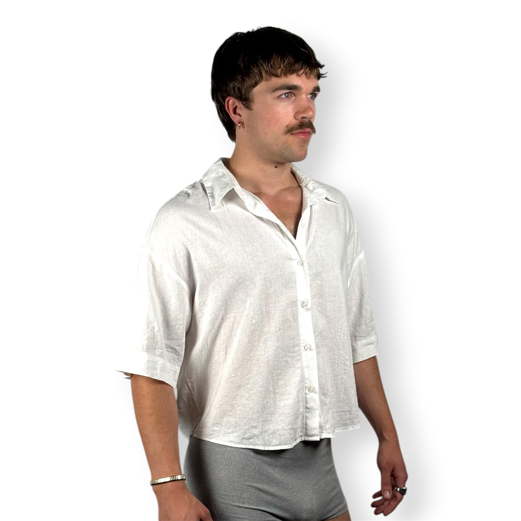 BOXY BUTTON UP
