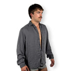 GREY BUTTON DOWN