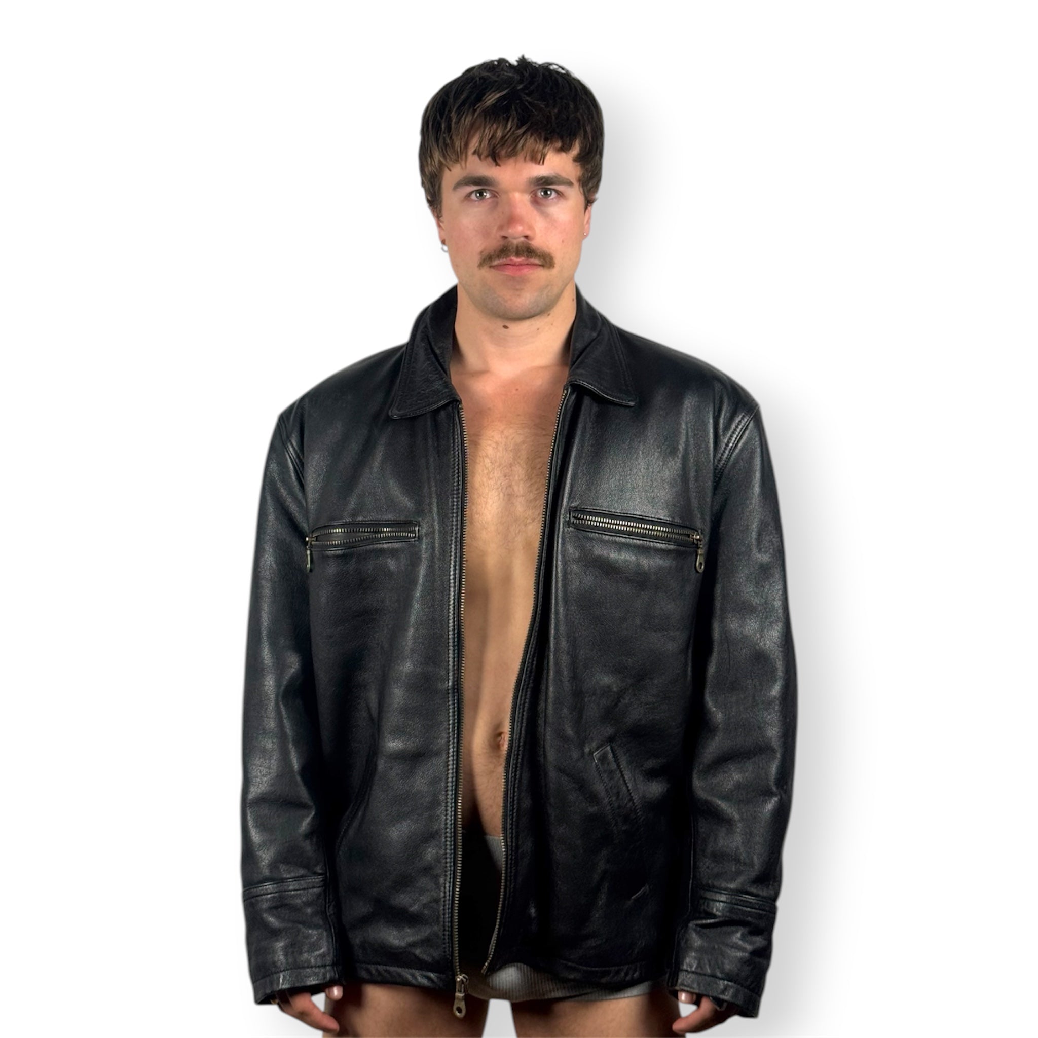 OVERSIZE LEATHER JACKET