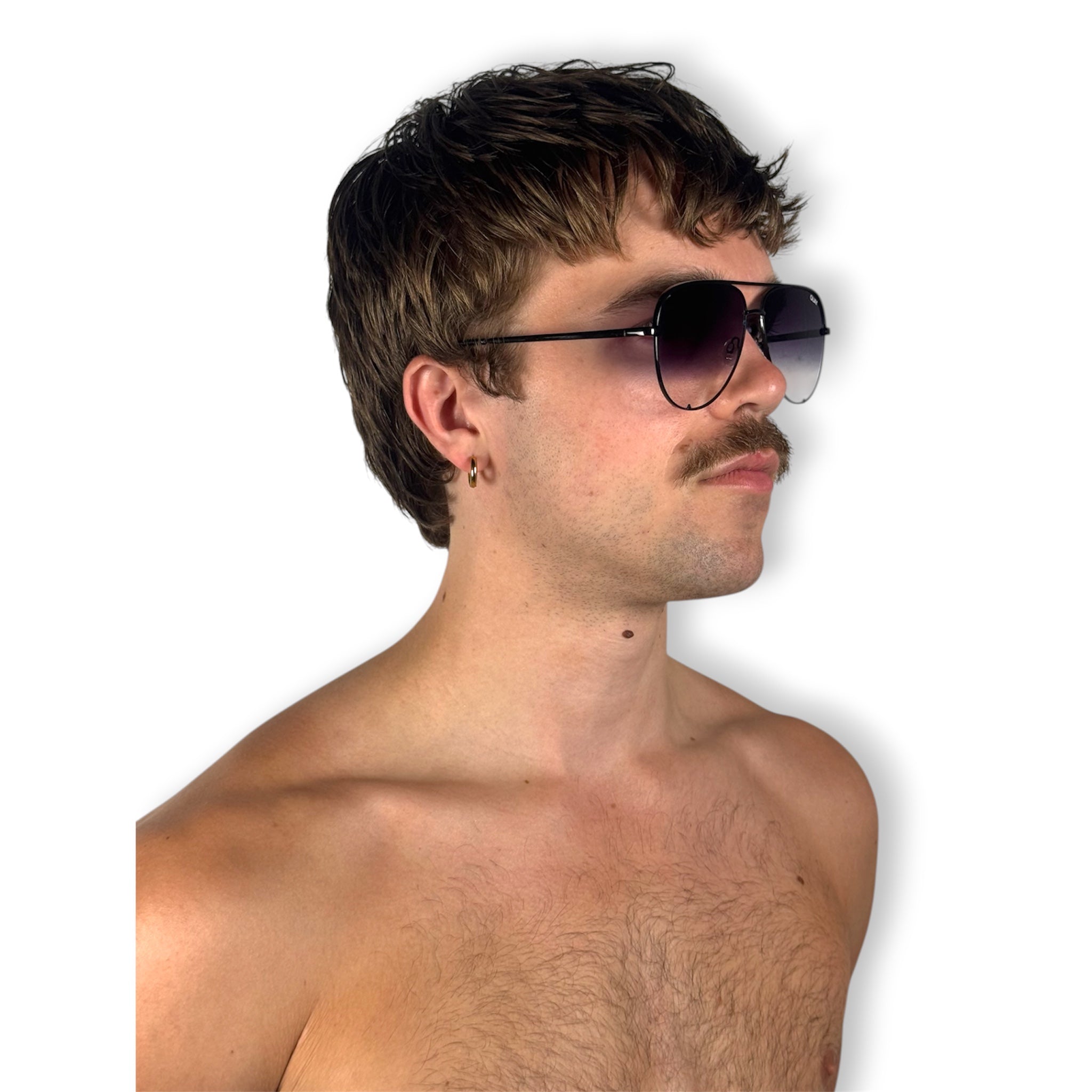 BLACK AVIATOR SUNNIES