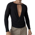OPEN CHEST LONG SLEEVE