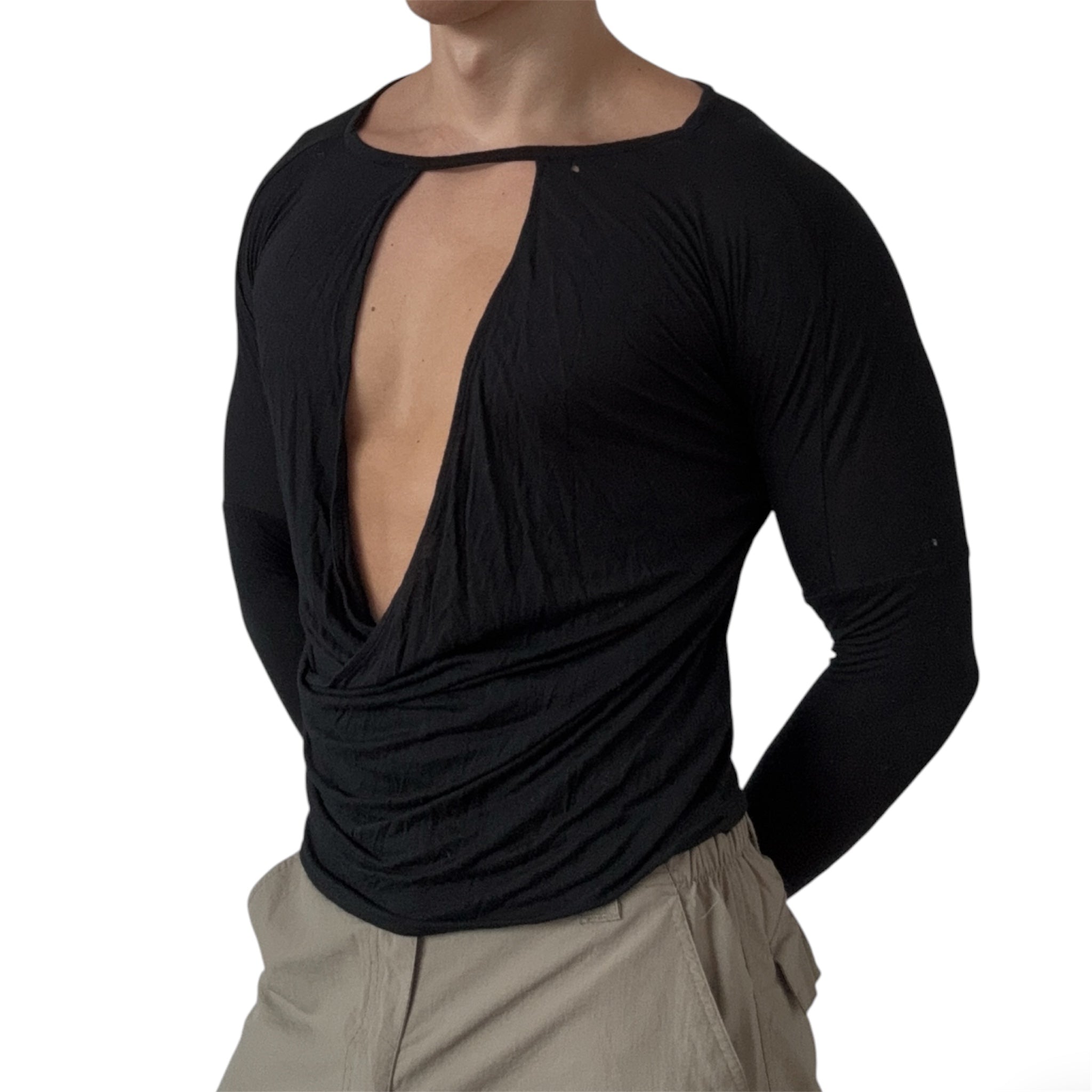 OPEN CHEST LONG SLEEVE