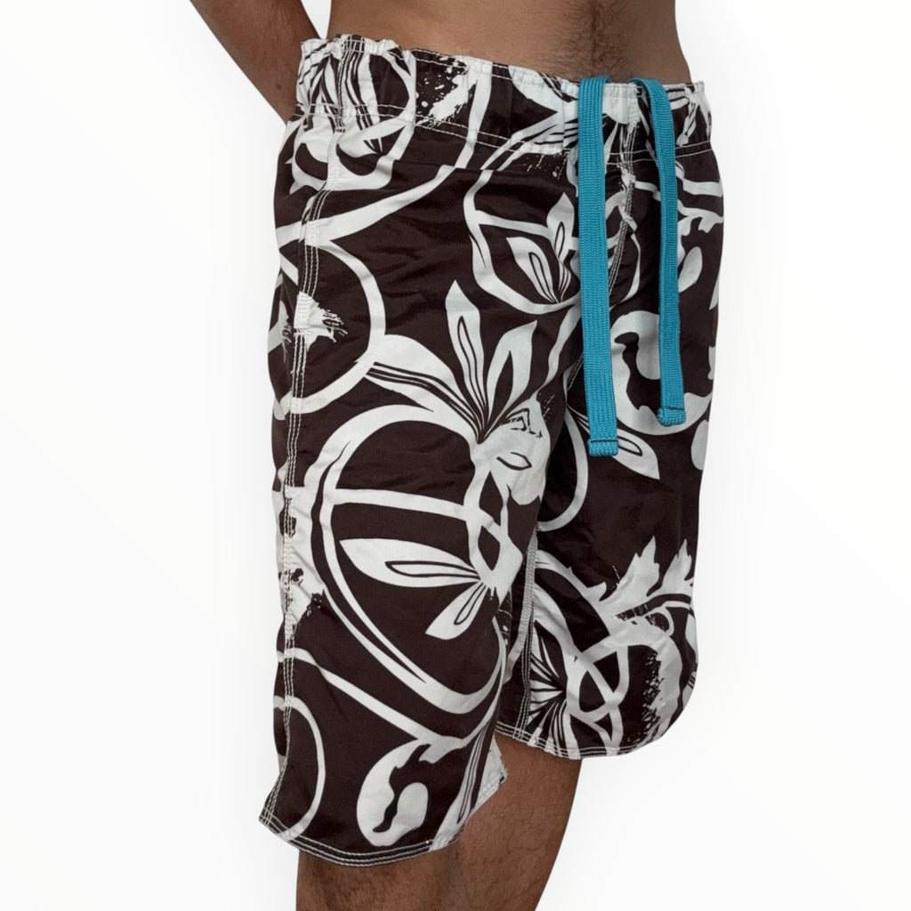 BROWN BOARD SHORTS