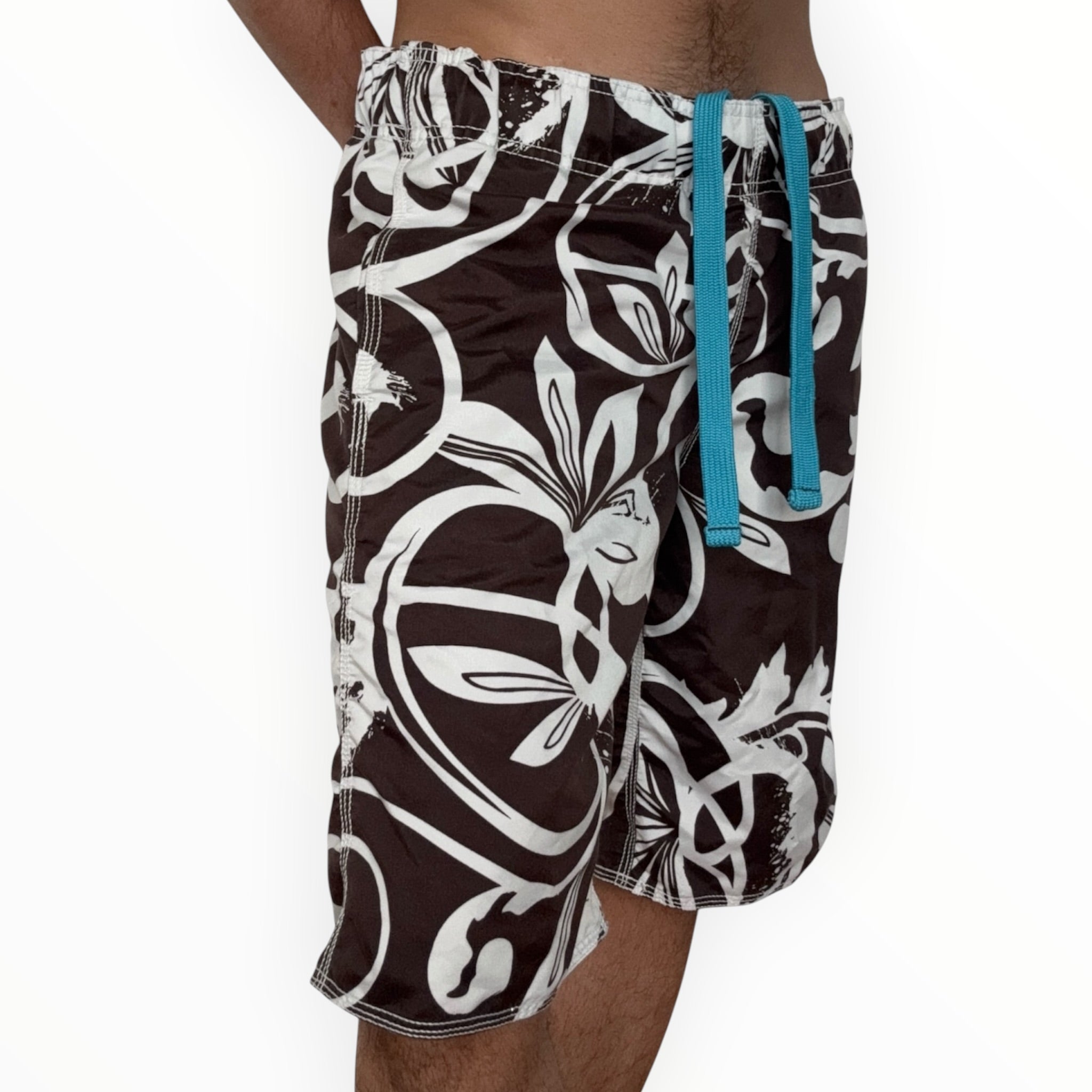 BROWN BOARD SHORTS