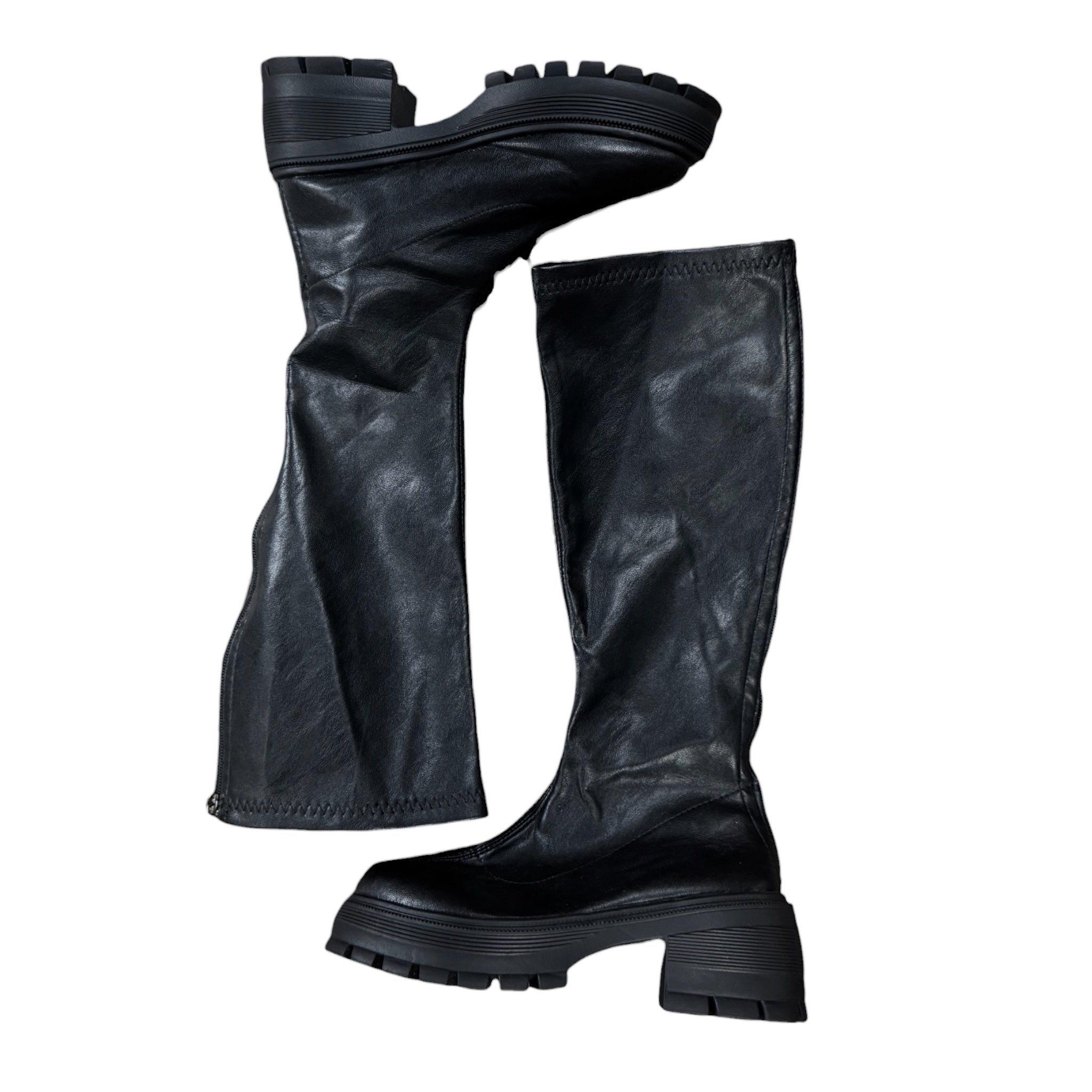 KNEE HIGH PLATFORMS